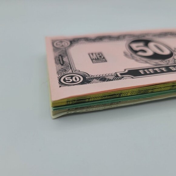 Milton Bradley Game Money Replacement Paper Crafting Scrapbook Artwork Family - Picture 3 of 6